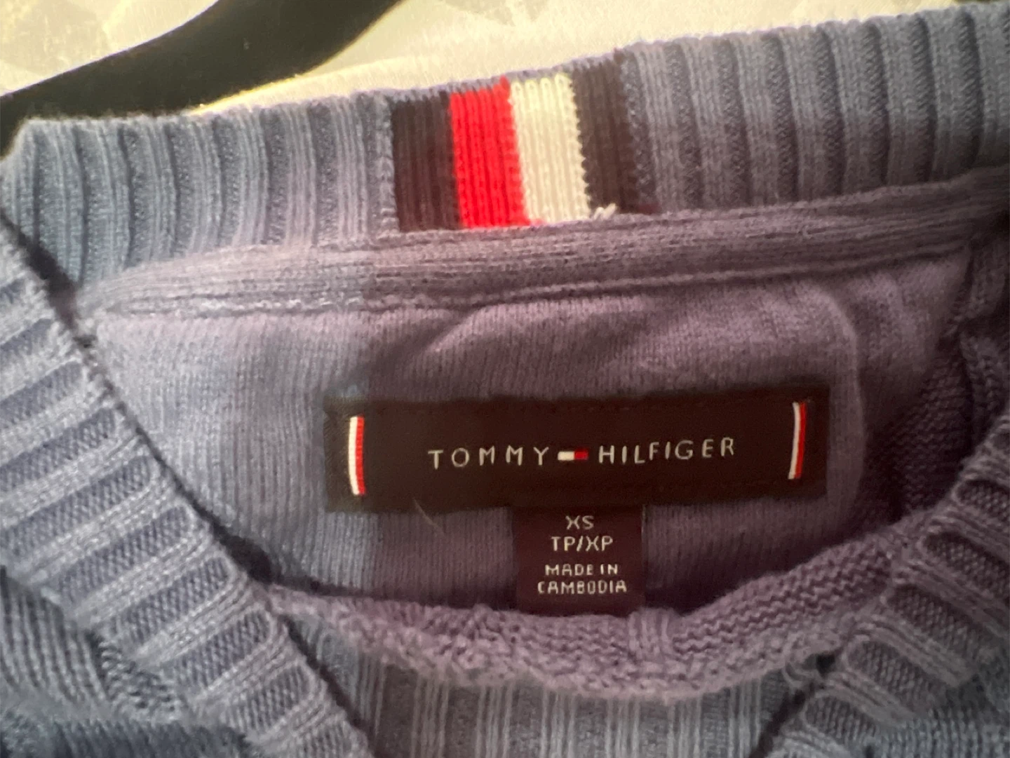 Tommy Hilfiger Blue Cable Knit Sweater - XS - photo 2