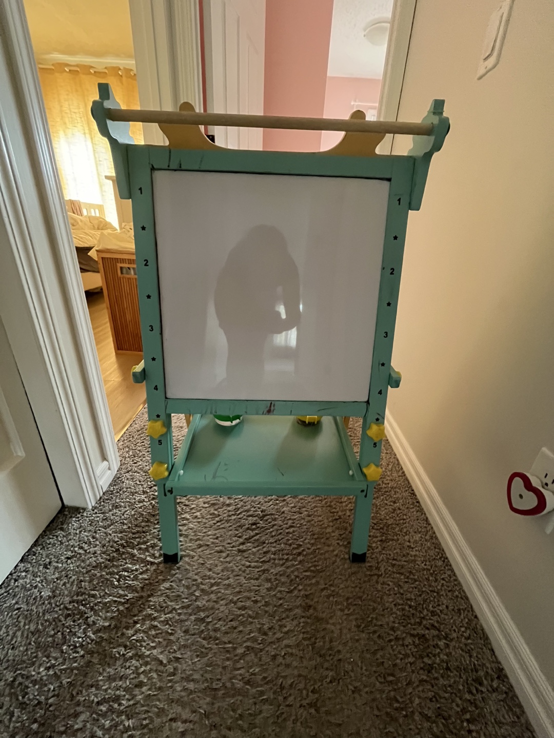 Kids Easel - Double-Sided Chalkboard/Whiteboard