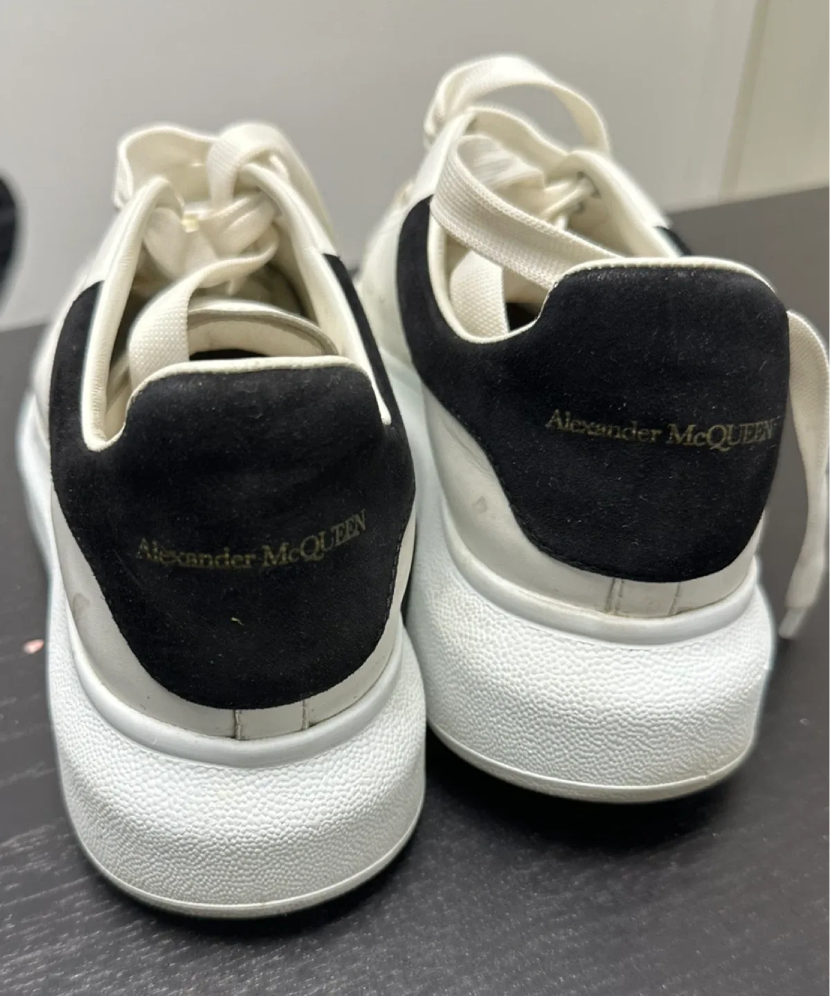 Alexander McQueen White & Black Sneakers image indicator(2)