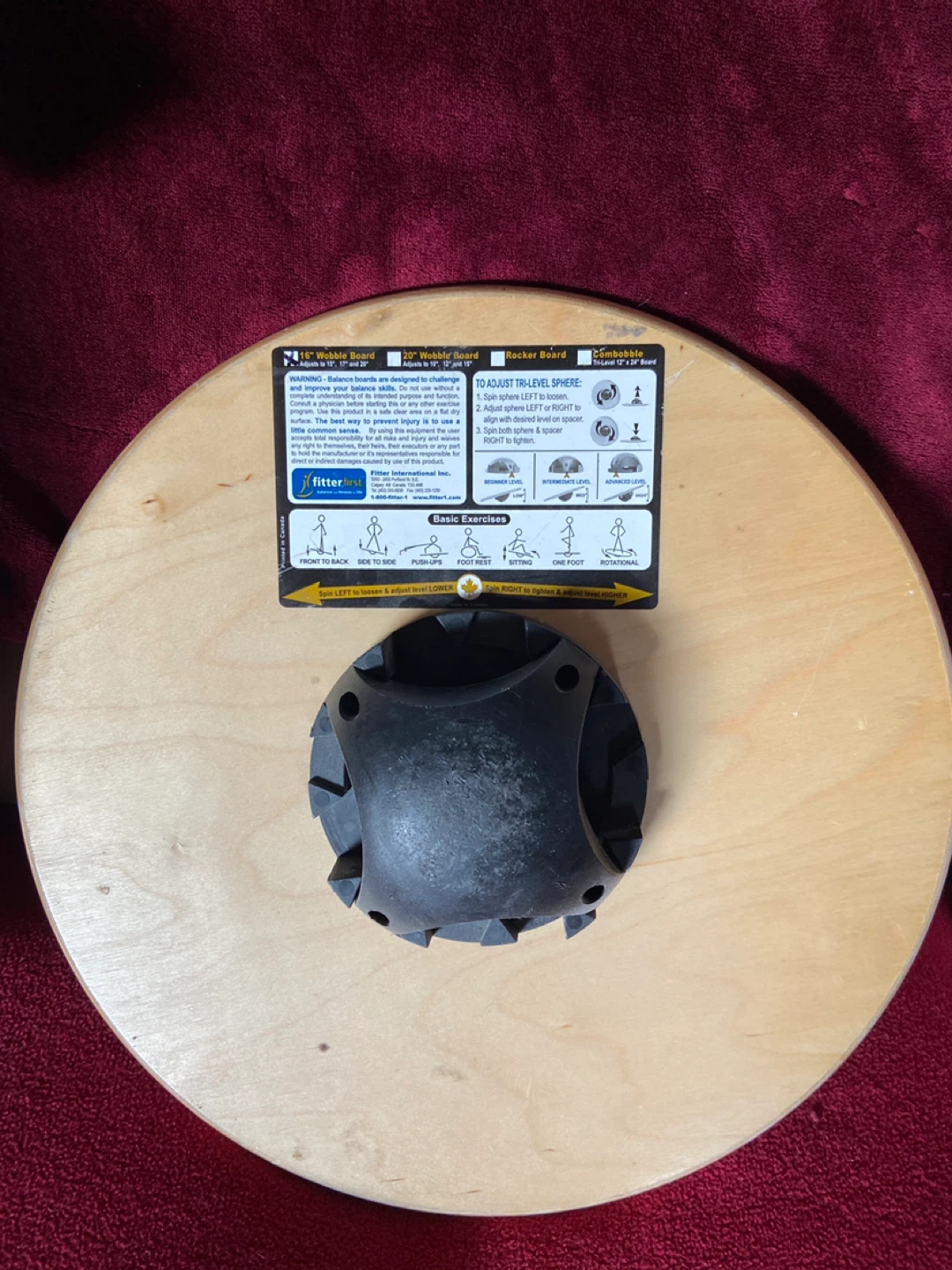 Fitterfirst Balance Board - photo 2