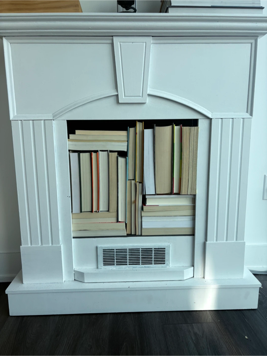 White Fireplace Mantel