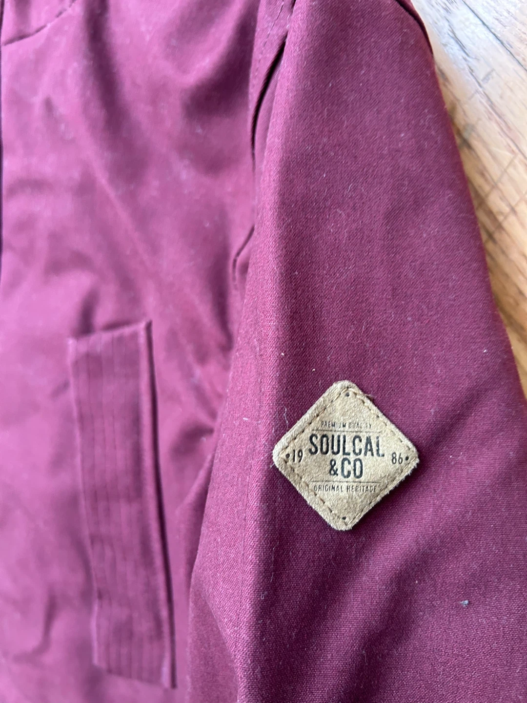 Soulcal & Co. Burgundy Winter Jacket - Size Medium - photo 4