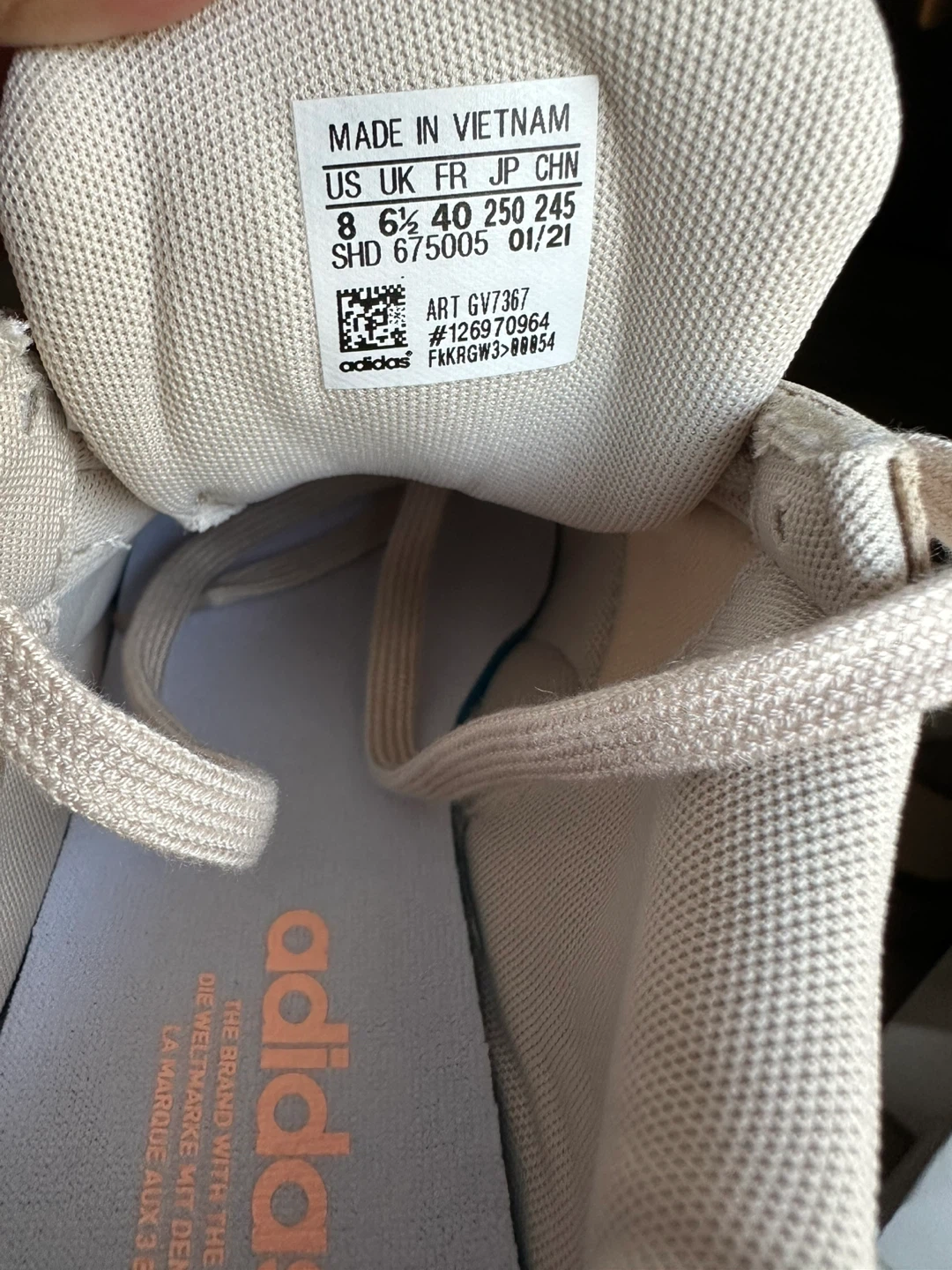 Adidas Falcon W Beige/Pink, Women's US 8 - photo 4