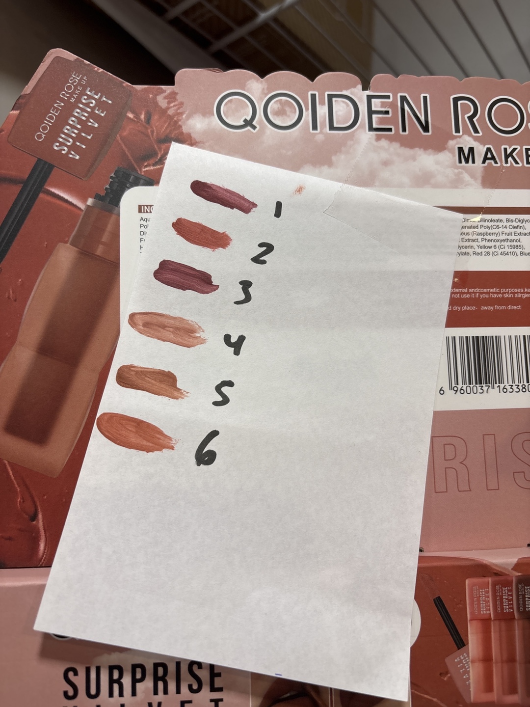 QoIden Rose Surprise Velvet Matte Lipstick $5 each - photo 2