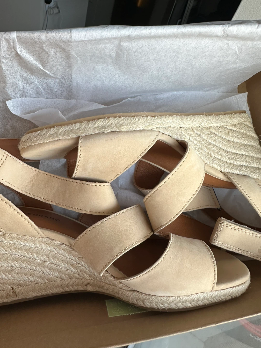 Lucky Brand Mendona Espadrille Wedge Sandal - Size 8.5 - photo 3
