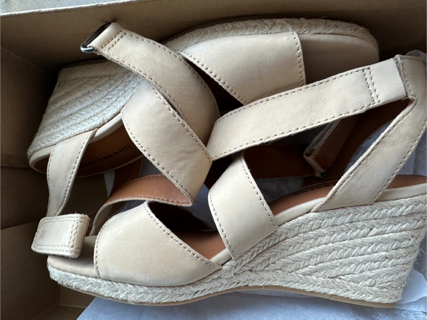 Lucky Brand Mendona Espadrille Wedge Sandal - Size 8.5 - photo 4