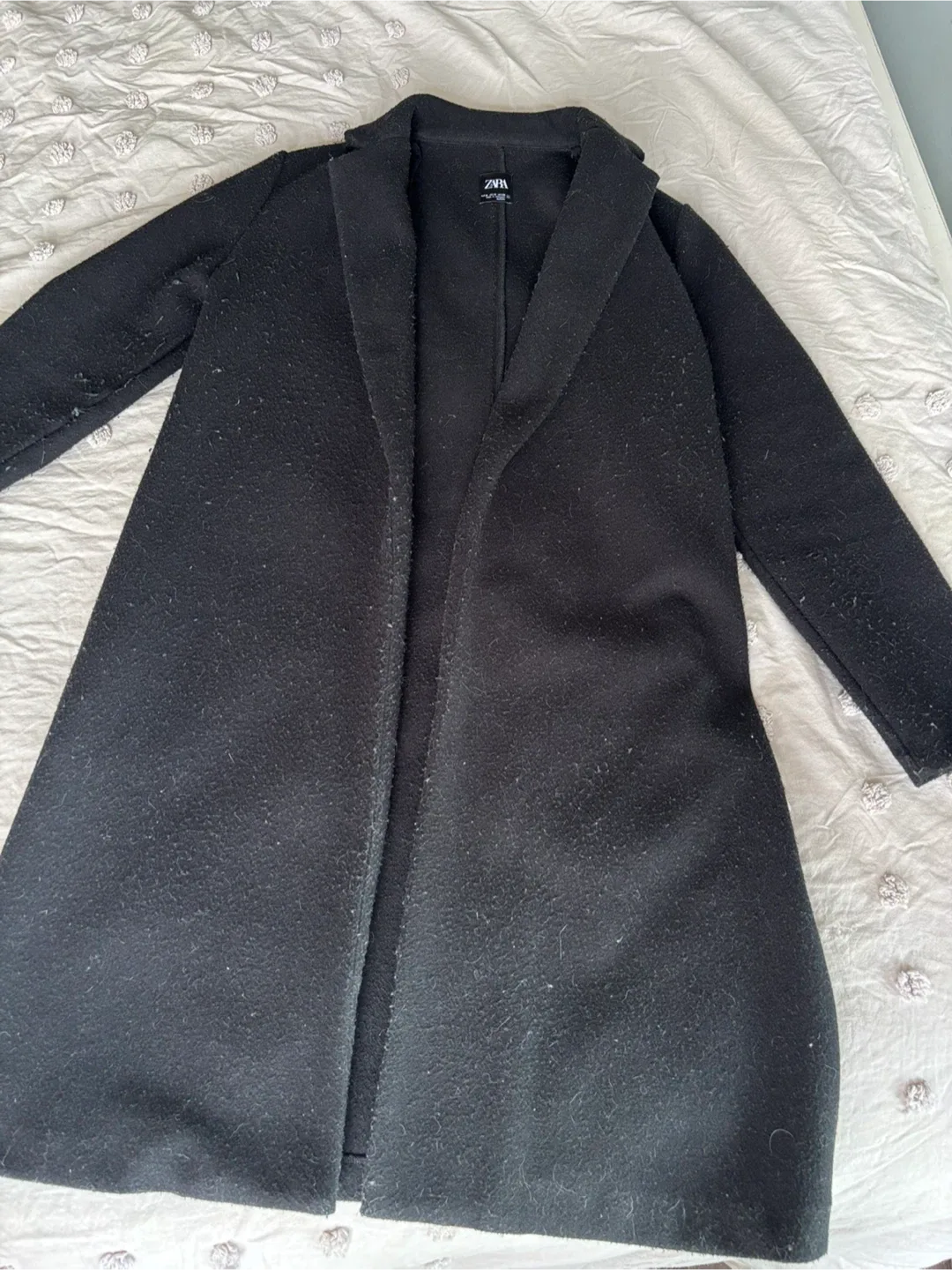 Zara Black Coat - Size M image indicator(2)