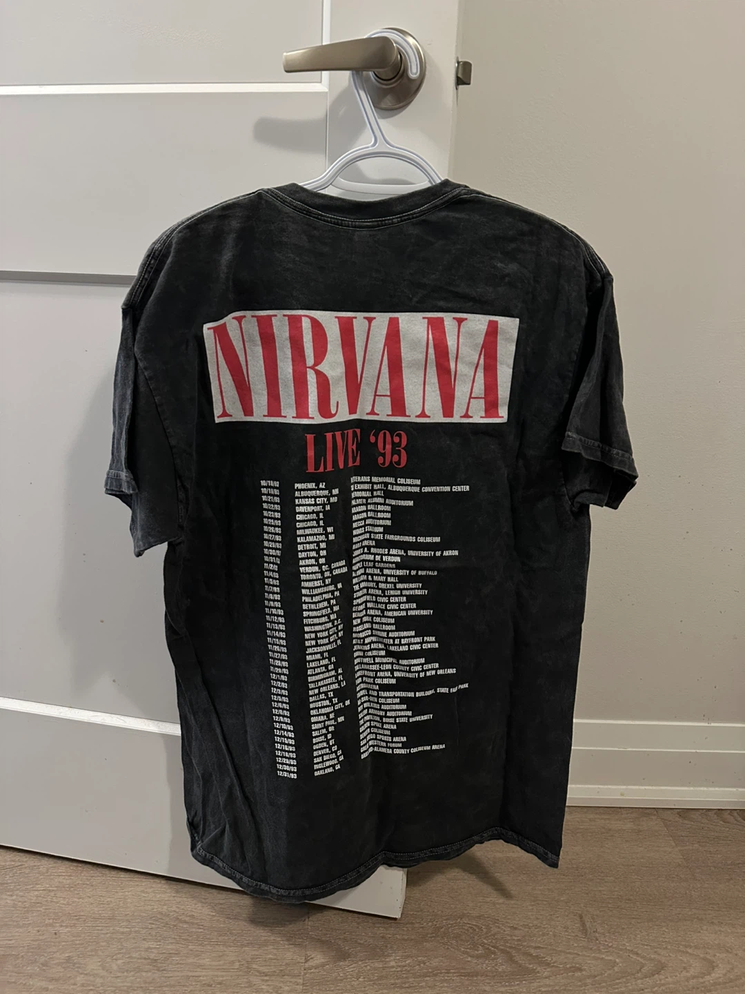 Nirvana Live '93 T-Shirt - Size L - photo 2