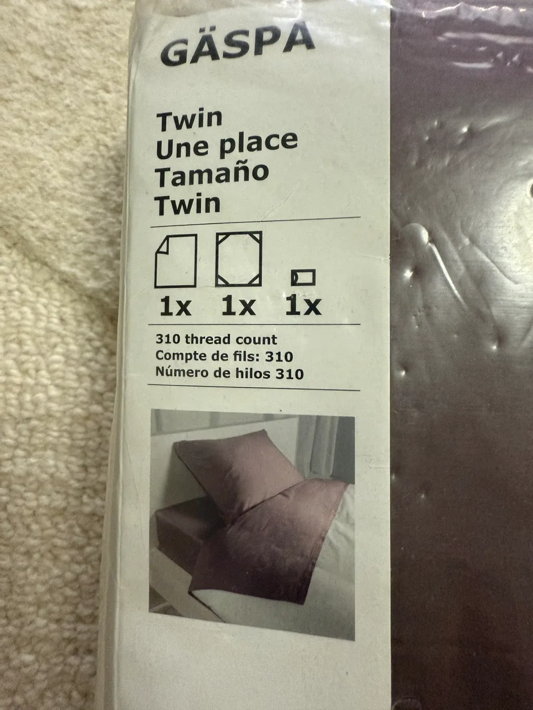 IKEA Gäspa Twin Bedding Set - New thumbnail
