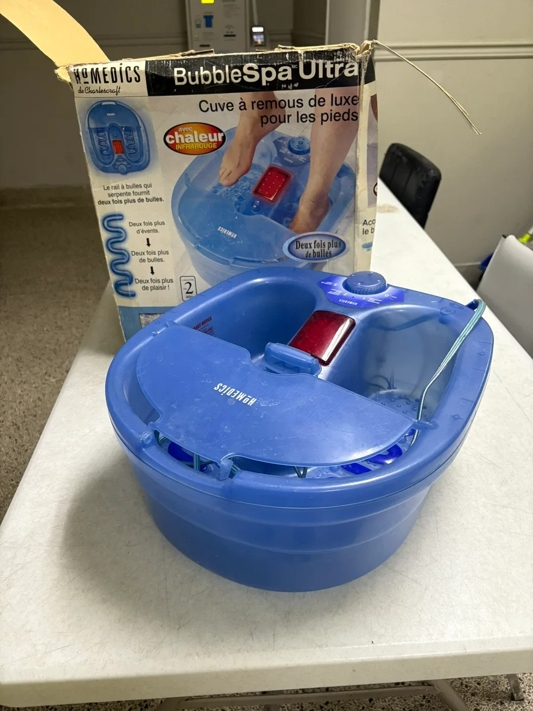 Homedics BubbleSpa Ultra Foot Spa