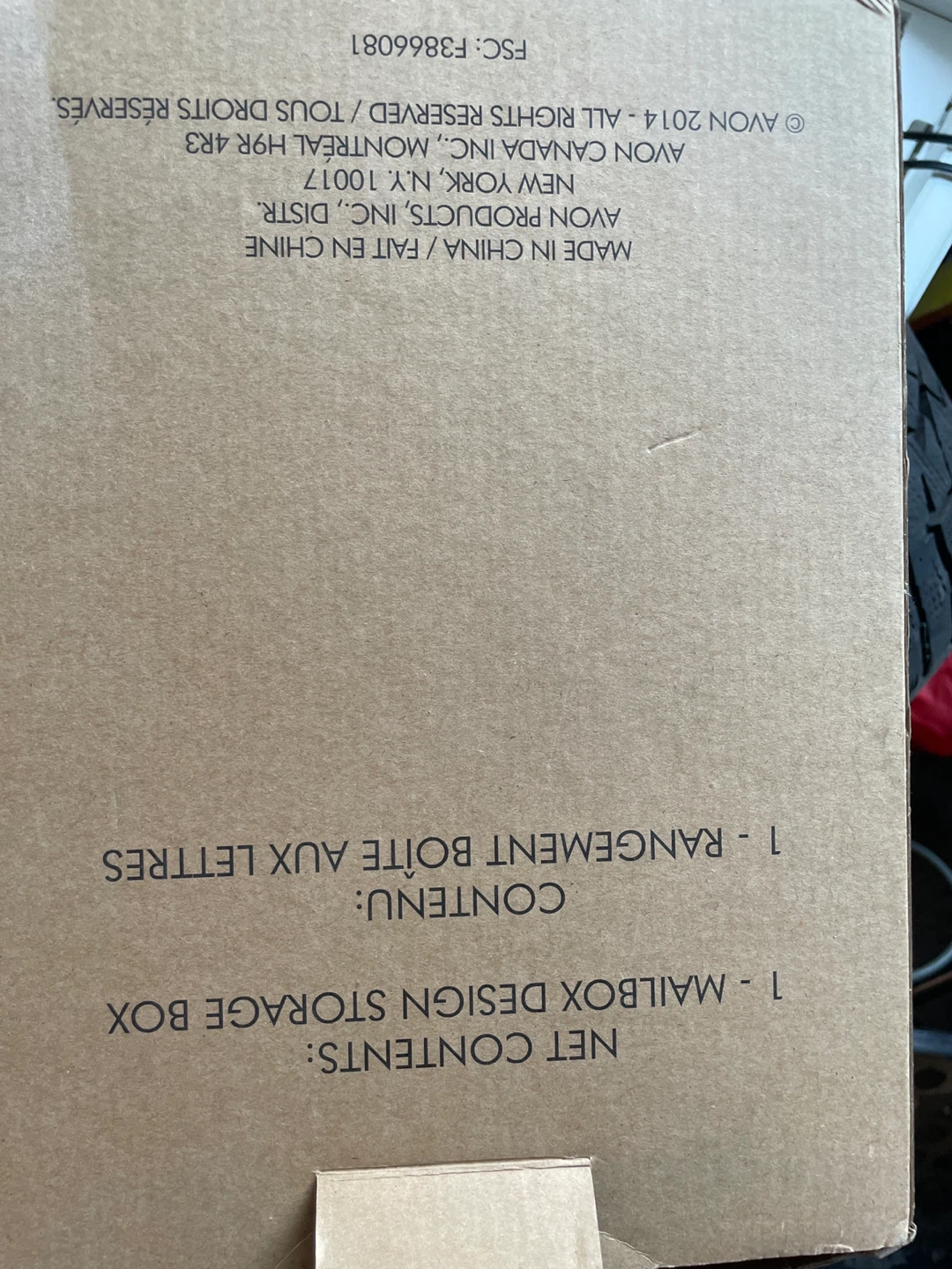 Avon Mailbox Design Storage Box - photo 2
