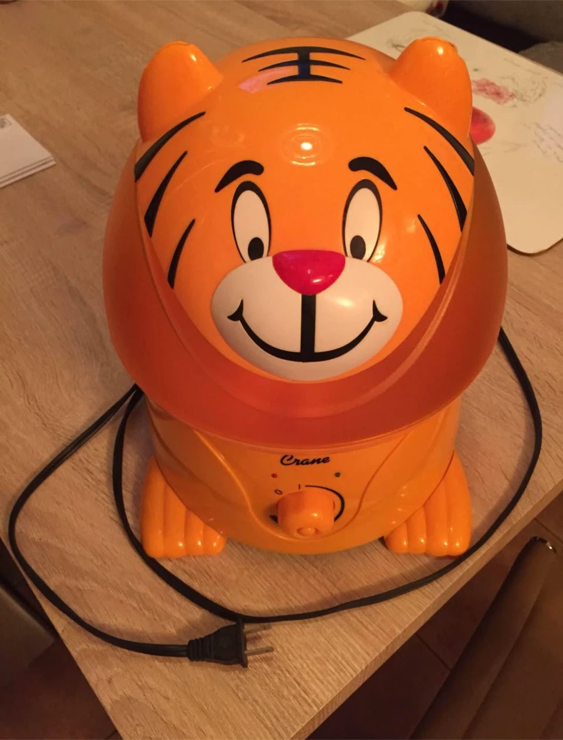 Crane Adorable Ultrasonic Cool Mist Humidifier Tiger