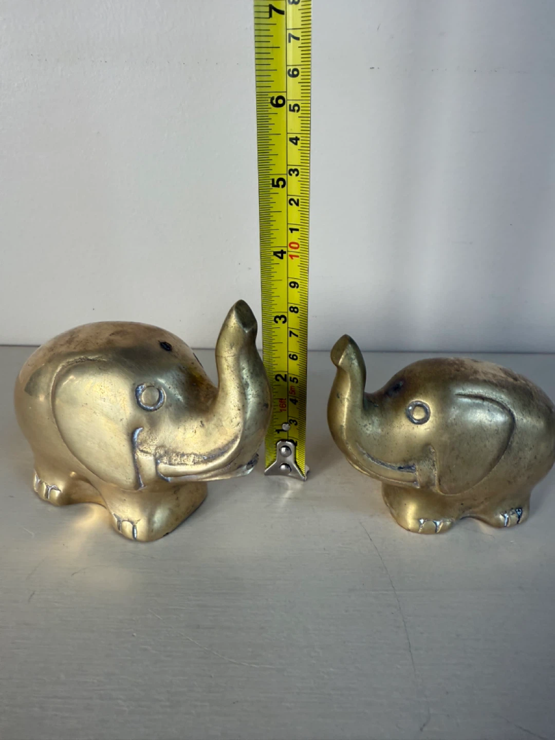Vintage Brass Elephant Figurines (Set of 2) - photo 4
