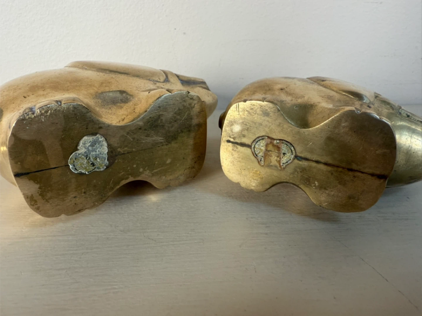 Vintage Brass Elephant Figurines (Set of 2) - photo 3