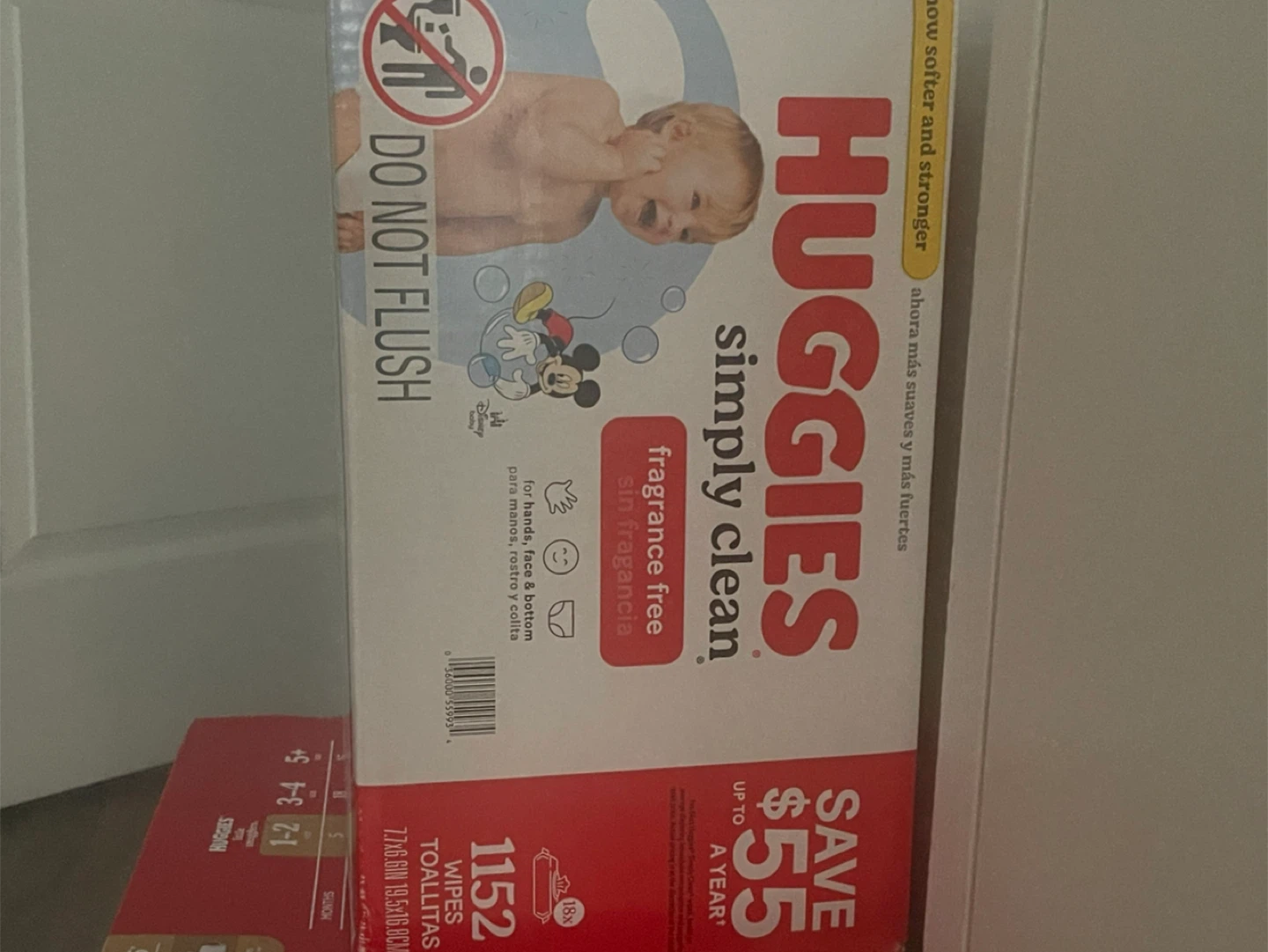Huggies Simply Clean Wipes 1152 Count