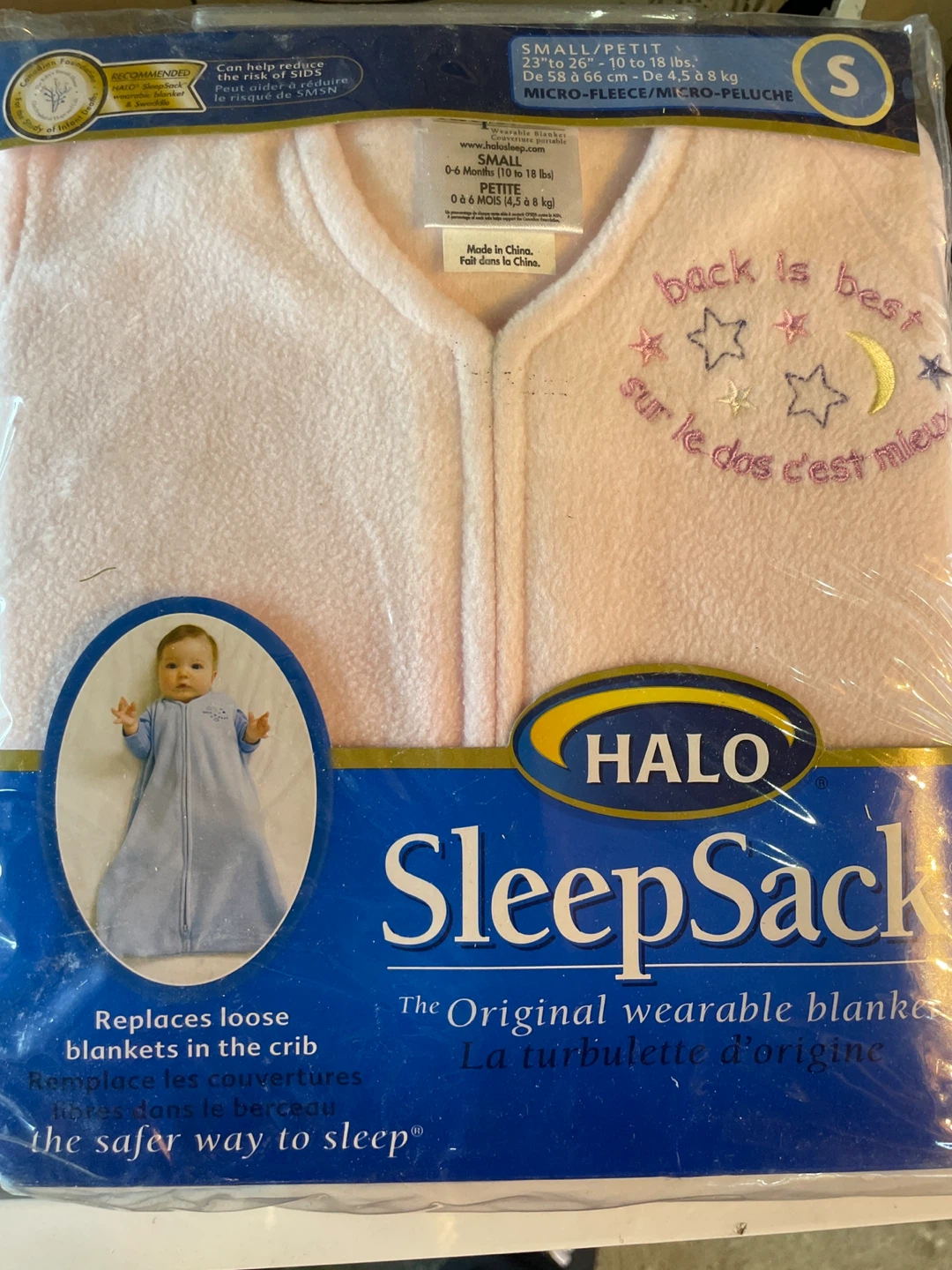 New Halo Sleepsack Wearable Blanket - Small