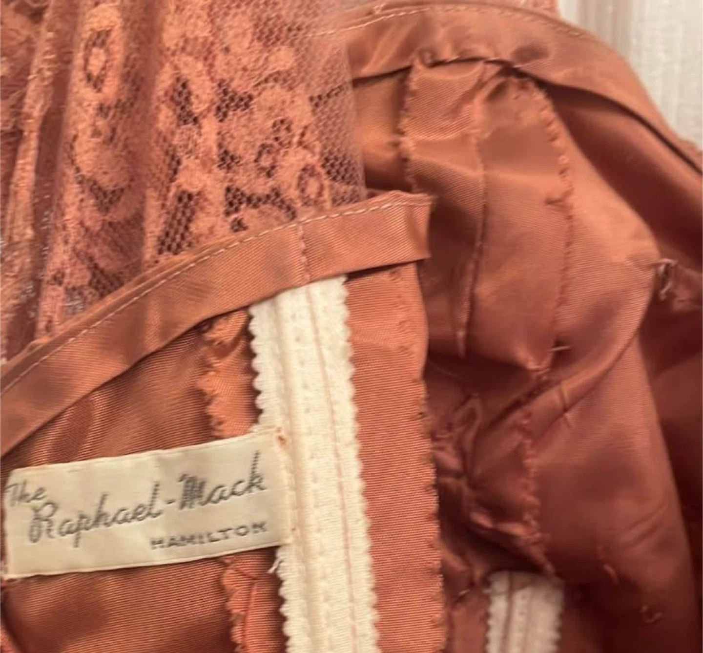 Raphael-Mack Lace Dress - Brown - photo 2