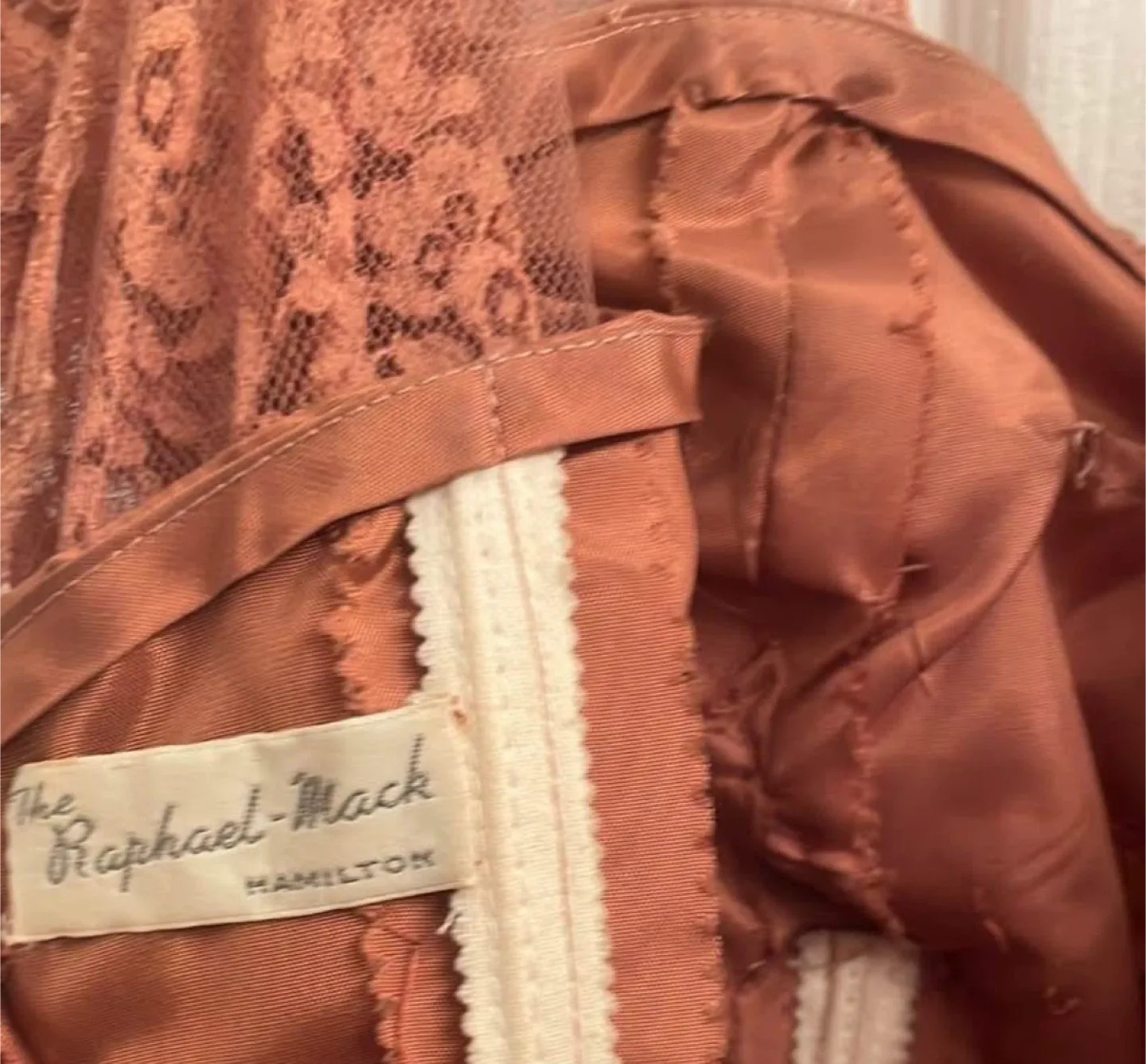 Raphael-Mack Lace Dress - Brown image indicator(2)