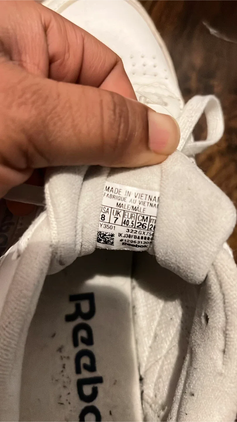 Reebok Club C 85 Men's White Sneakers - Size 8 image indicator(4)