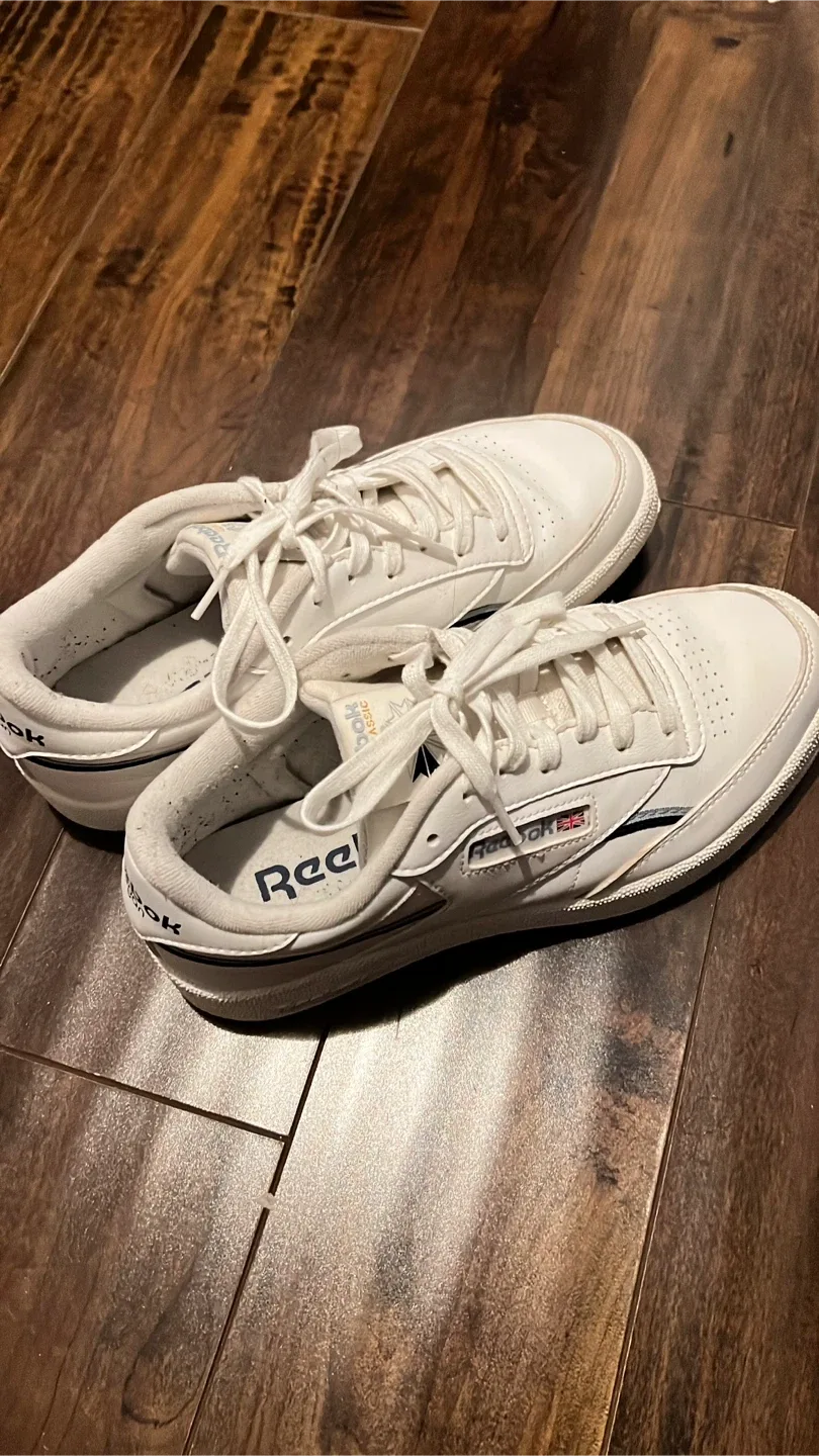Reebok Club C 85 Men's White Sneakers - Size 8 thumbnail