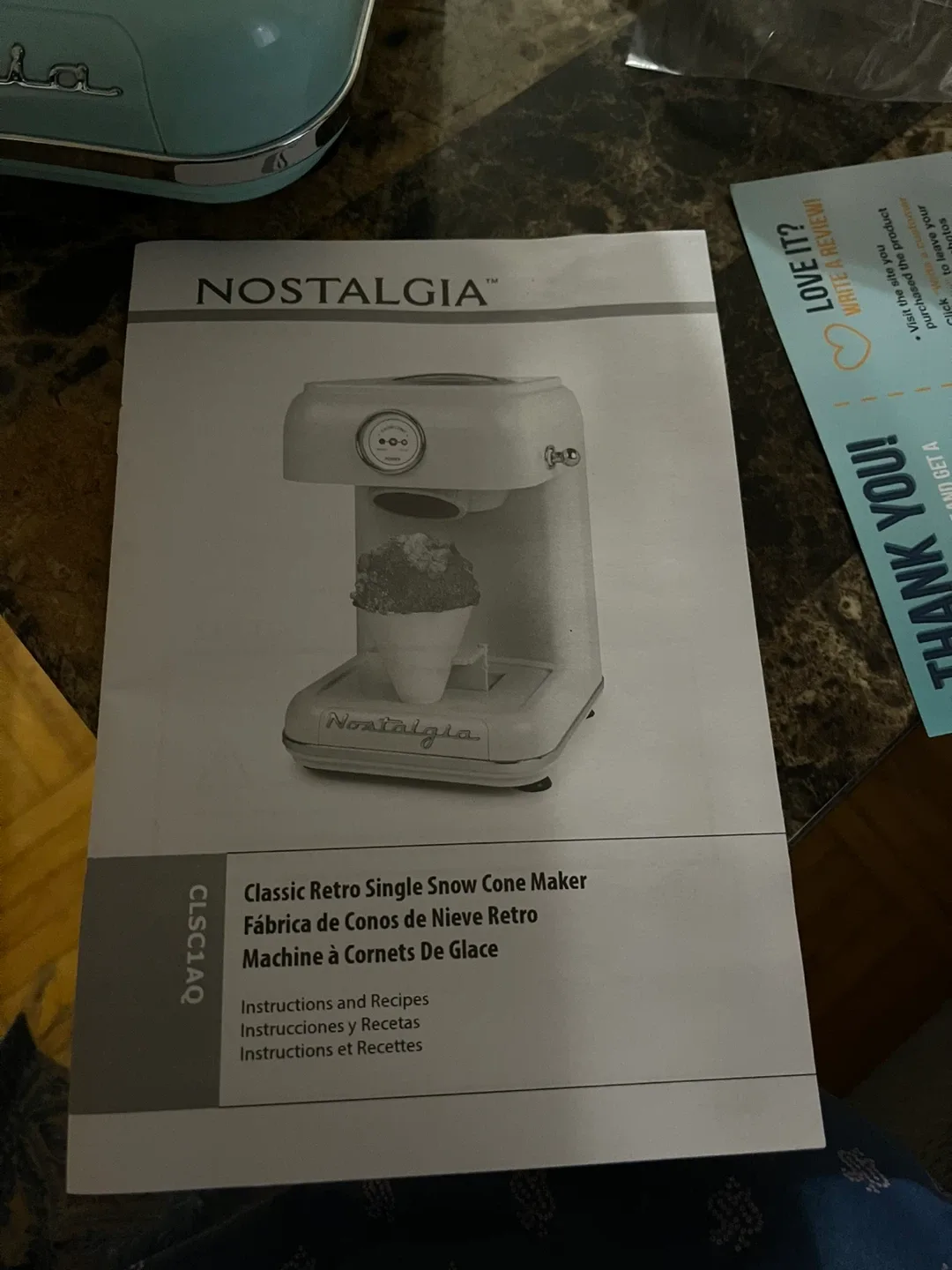 Nostalgia Classic Retro Snow Cone Maker - New in Box! image indicator(3)