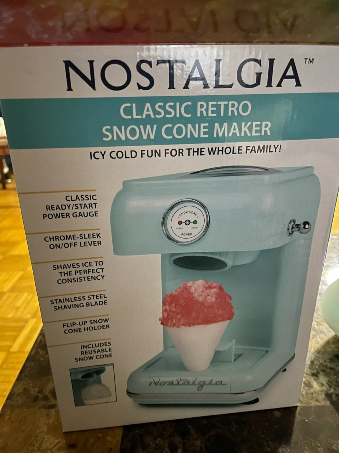 Nostalgia Classic Retro Snow Cone Maker - New in Box! image indicator(5)