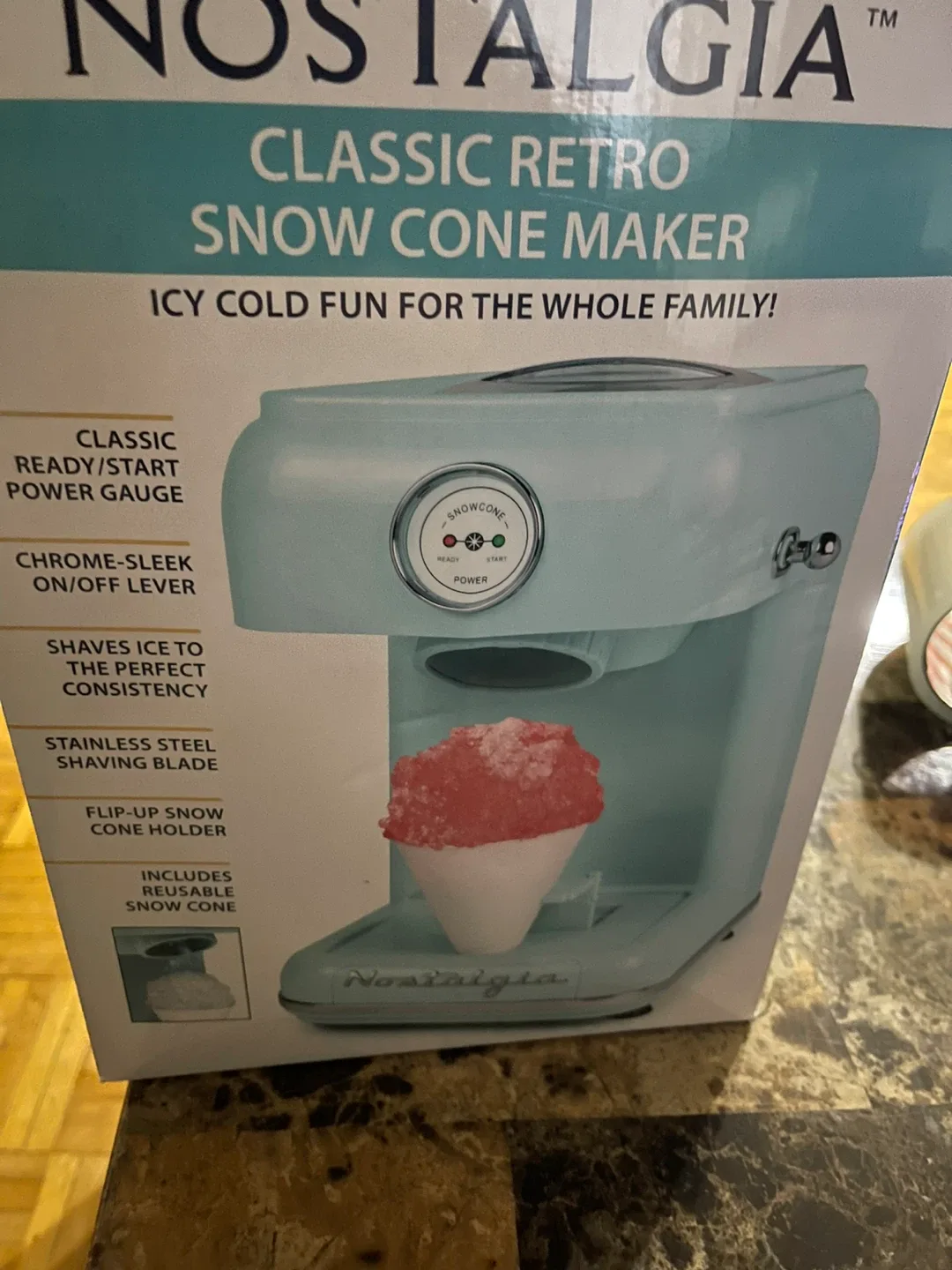 Nostalgia Classic Retro Snow Cone Maker - New in Box! image indicator(2)