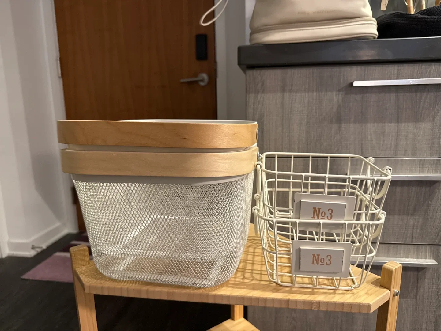 Set of 4 cute baskets. thumbnail