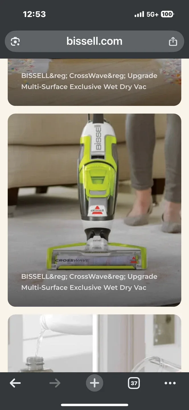 Bissell CrossWave Multi-Surface Wet Dry Vac image indicator(2)