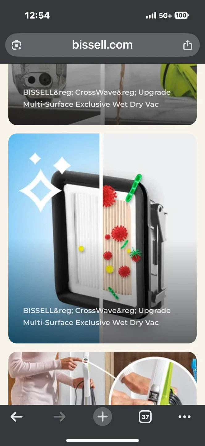 Bissell CrossWave Multi-Surface Wet Dry Vac image indicator(4)