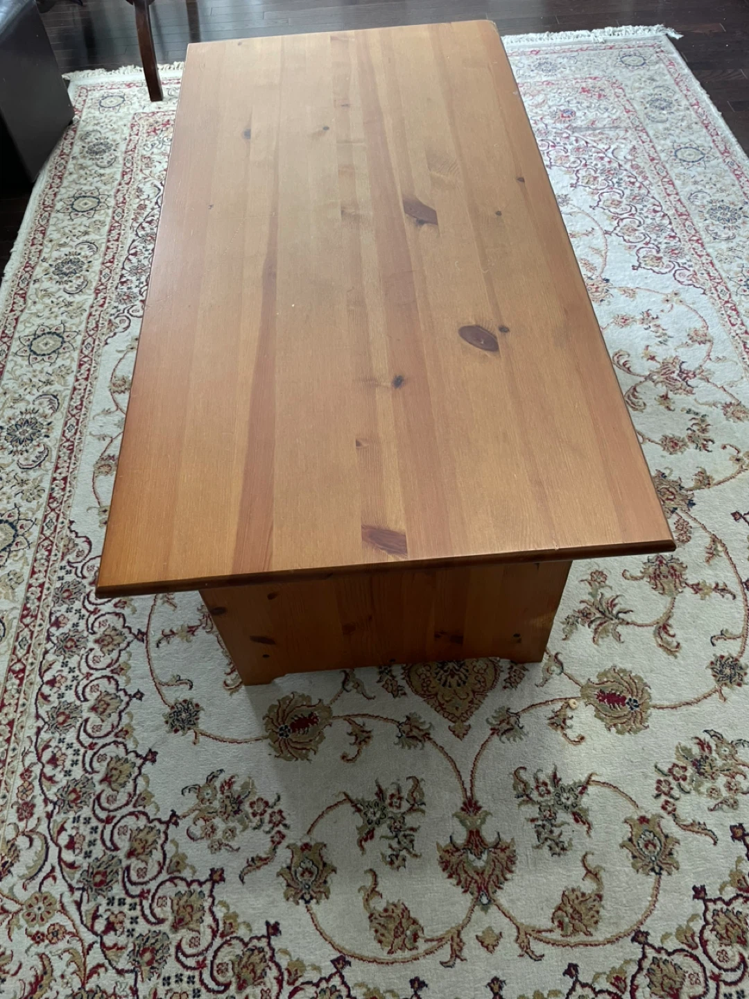 Wooden Coffee Table with Storage - photo 4