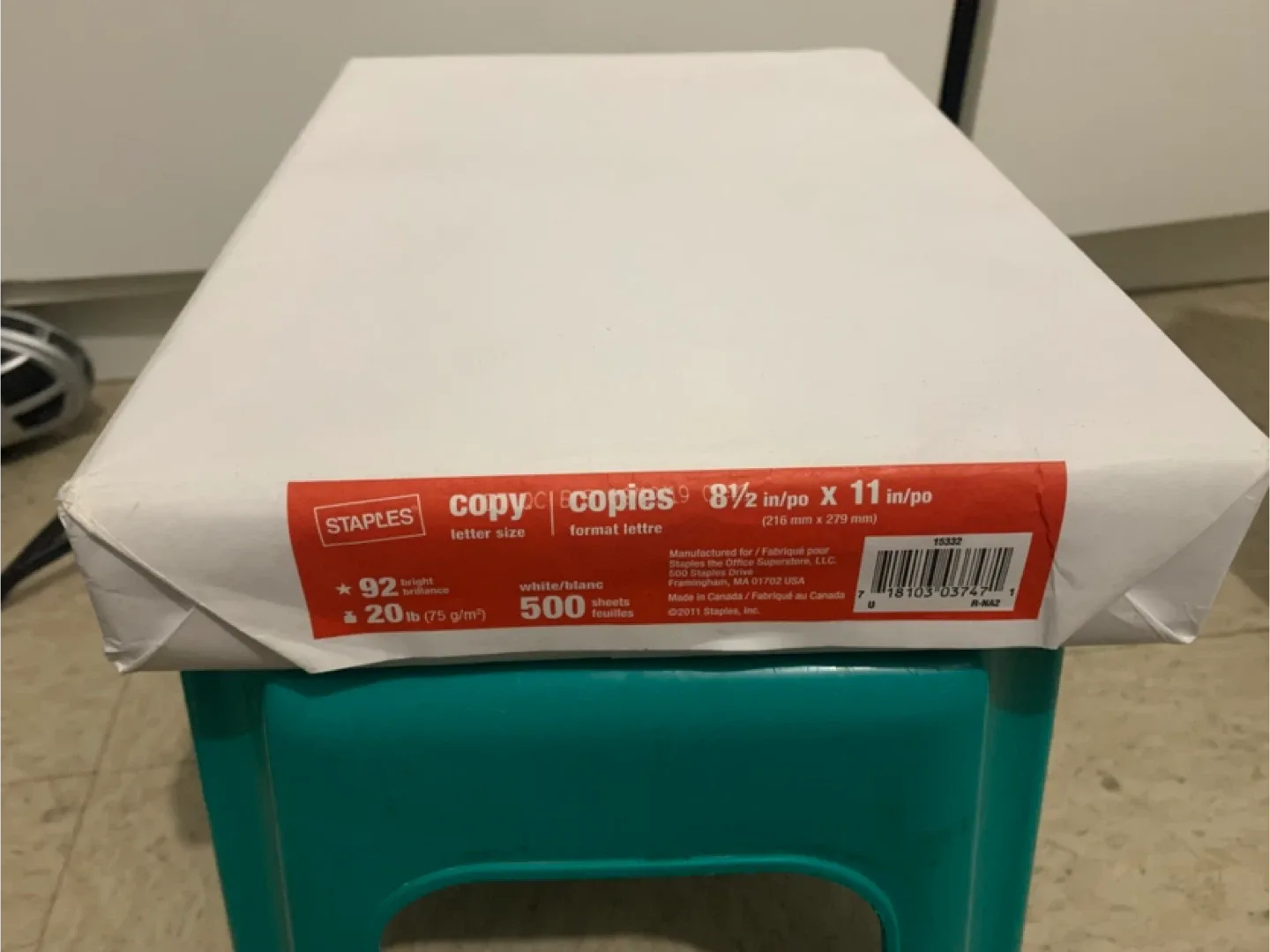 Staples Copy Paper - 500 Sheets thumbnail