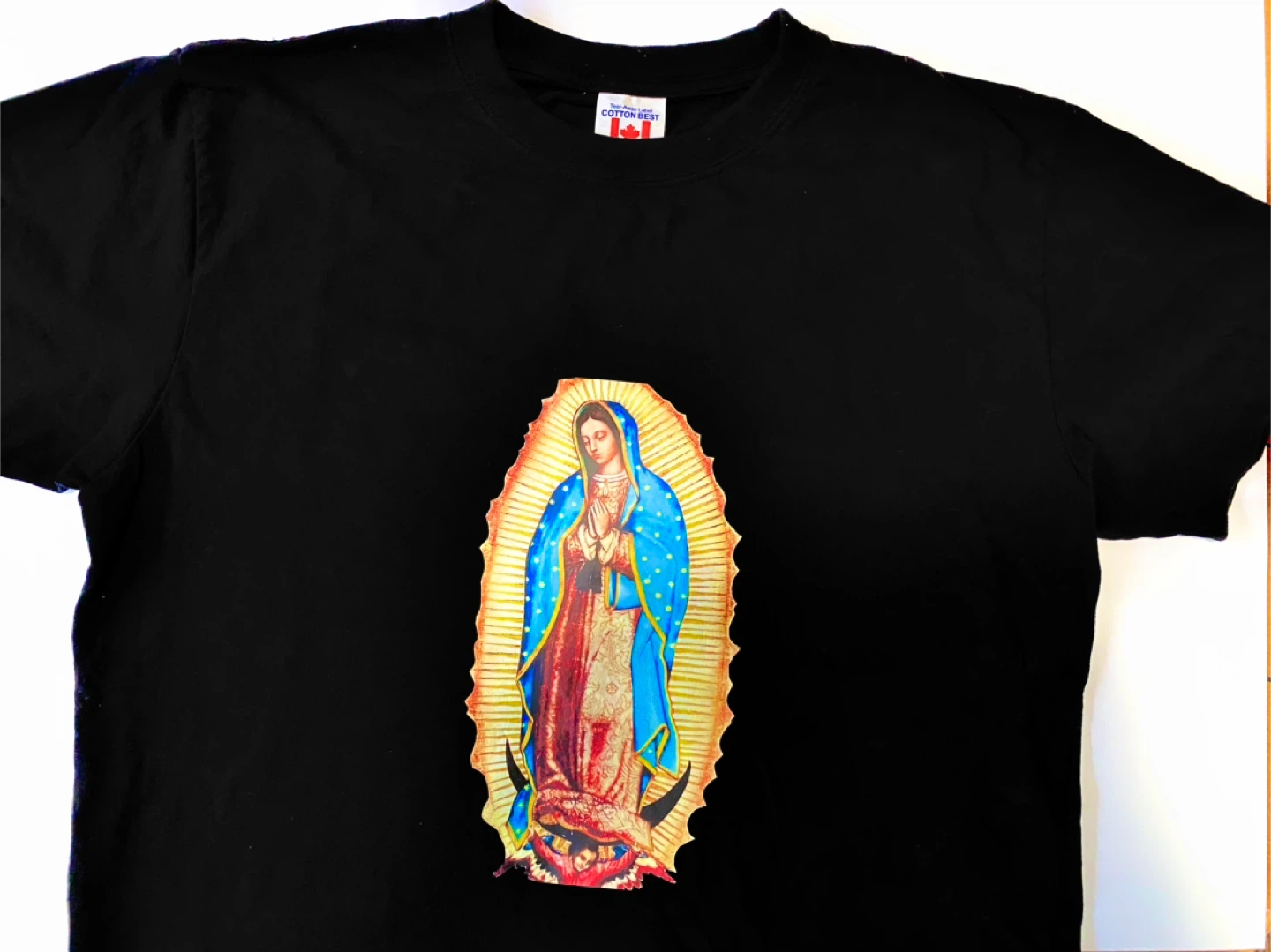 Lady of Guadalupe T-Shirt (Virgin Mary/Catholic) Large Size