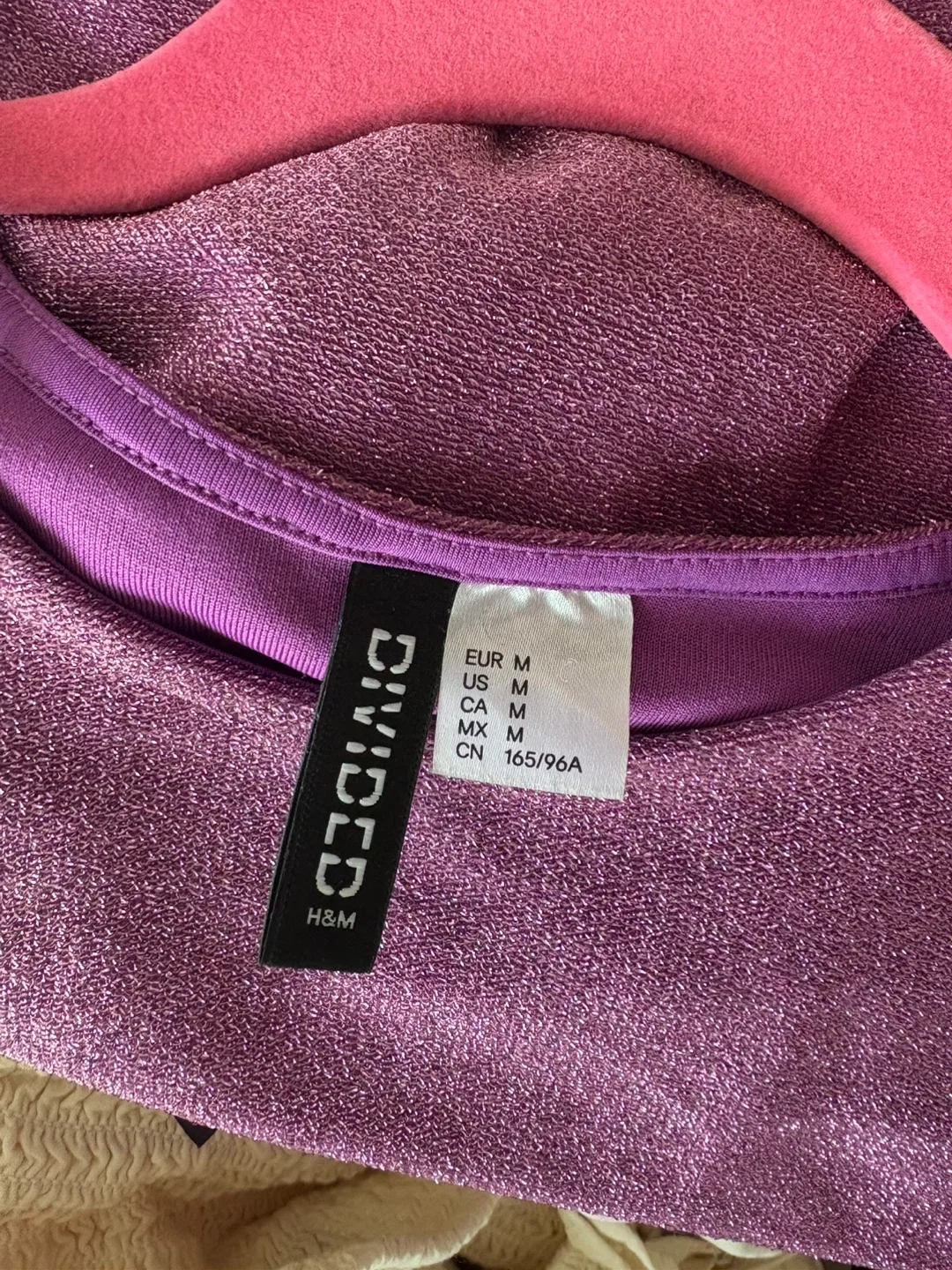 H&M Divided Purple Dress - Size M thumbnail