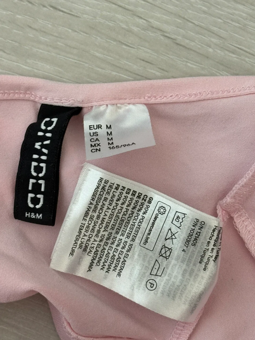 H&M Divided Pink Top - Size M thumbnail
