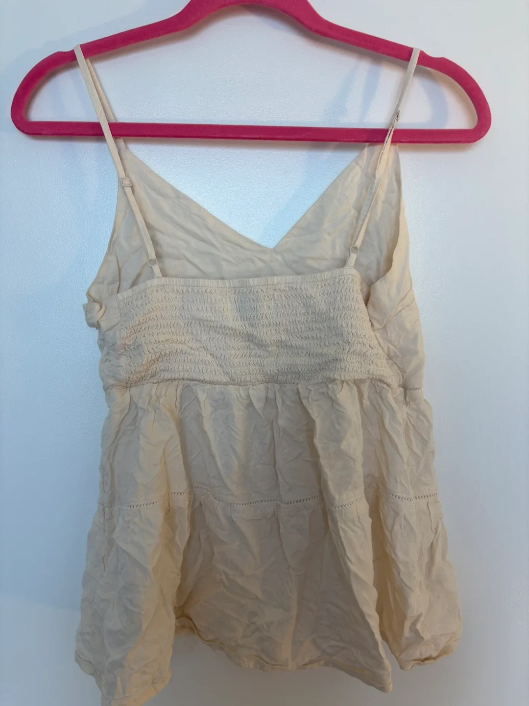Old Navy Cream Cami Top - Size S thumbnail