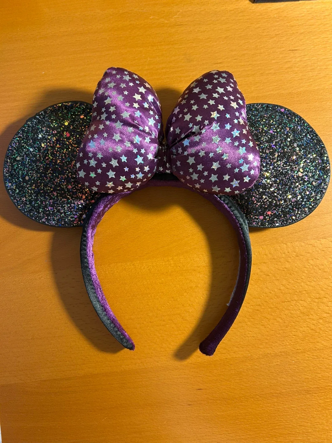 Disney Minnie Mouse Ears - Purple Star bow thumbnail