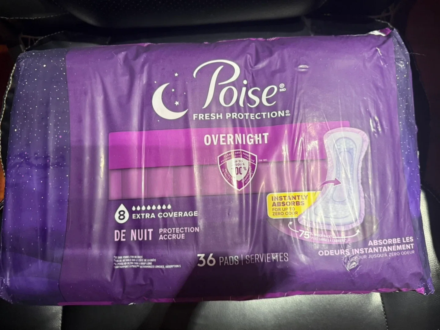 Poise Overnight Pads image indicator(2)