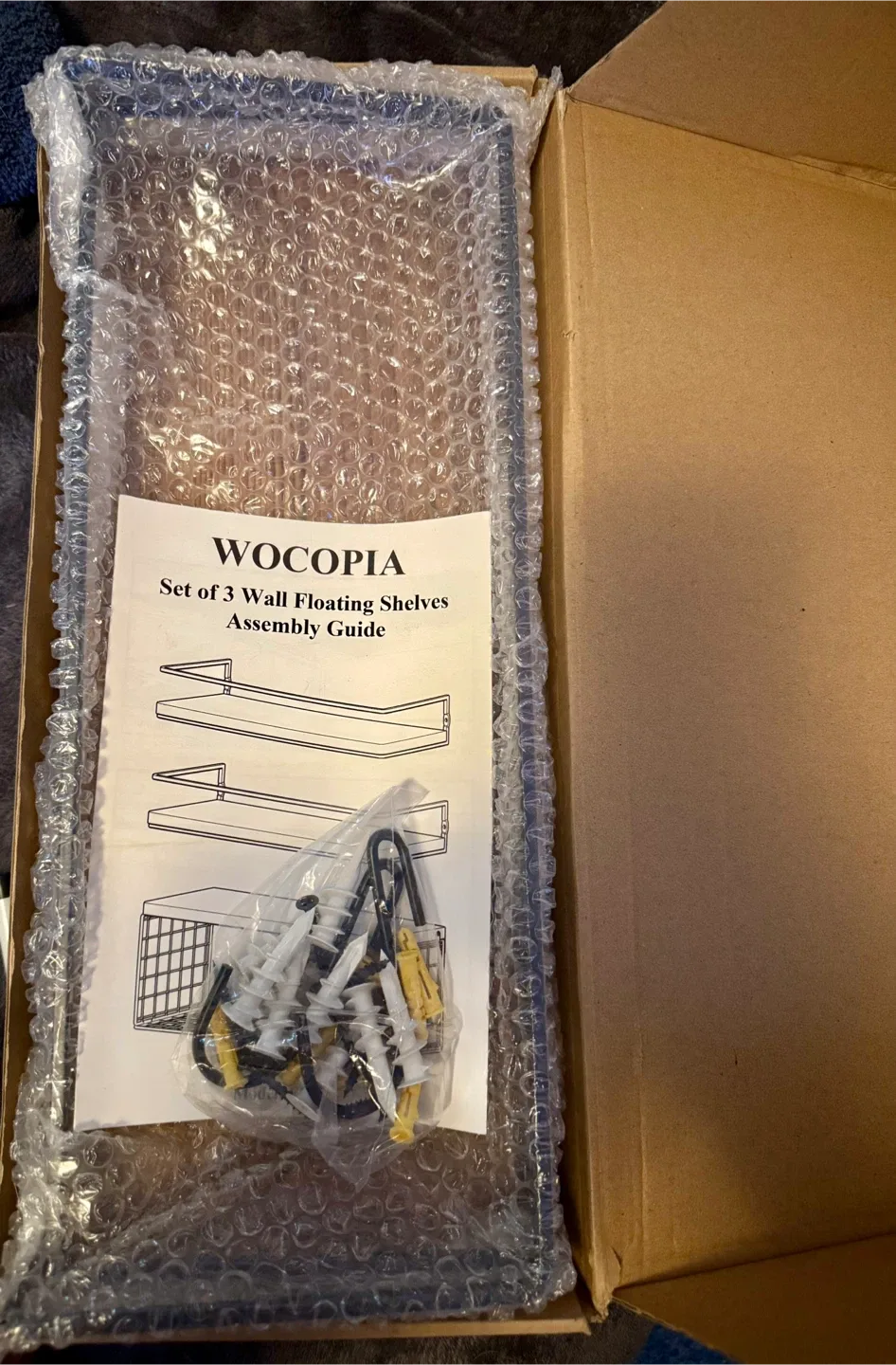 WOCOPIA Wall Floating Shelves - Set of 3 image indicator(3)