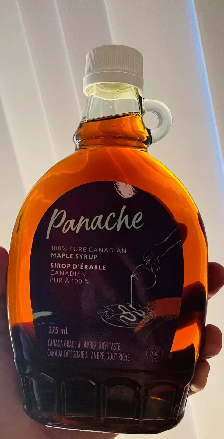 unopened Panache 100% Pure Canadian Maple Syrup - 375ml thumbnail