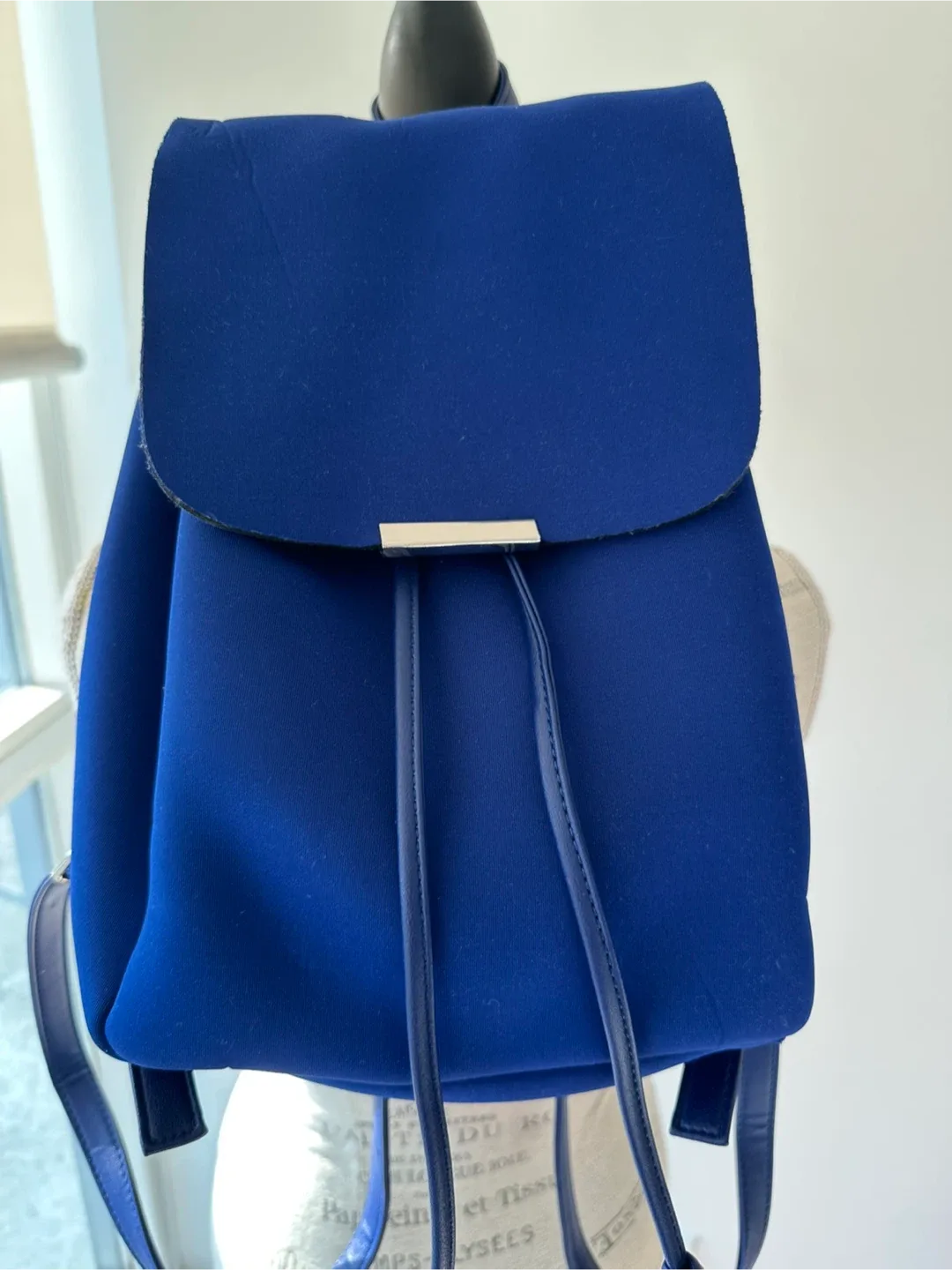 Forever 21 Royal Blue Neoprene Backpack thumbnail