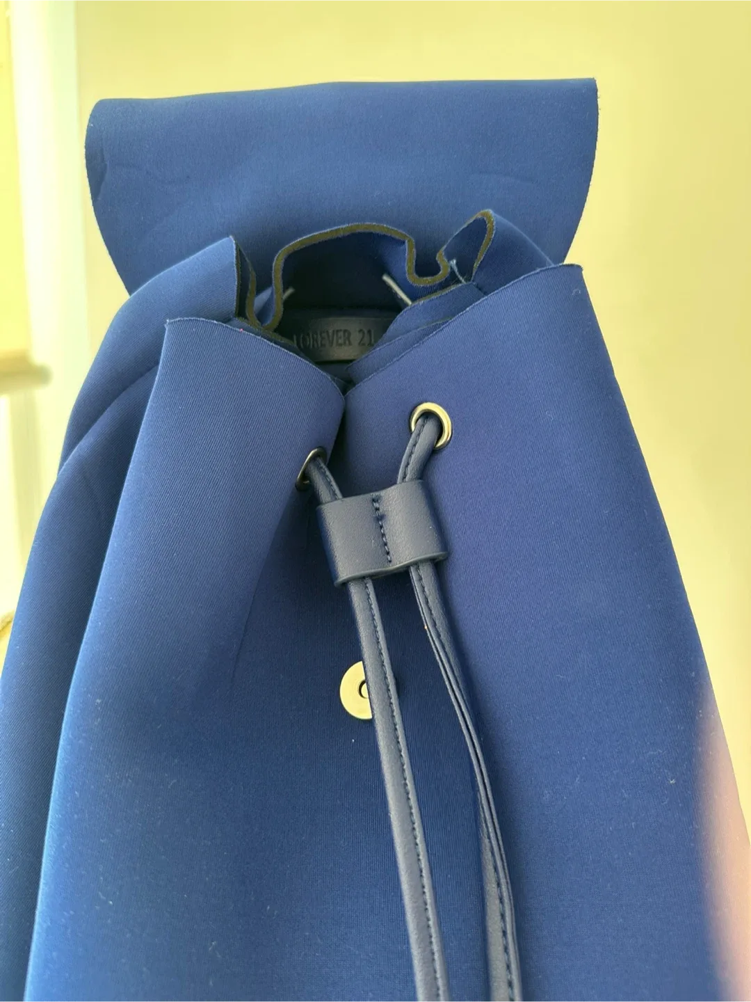 Forever 21 Royal Blue Neoprene Backpack image indicator(4)