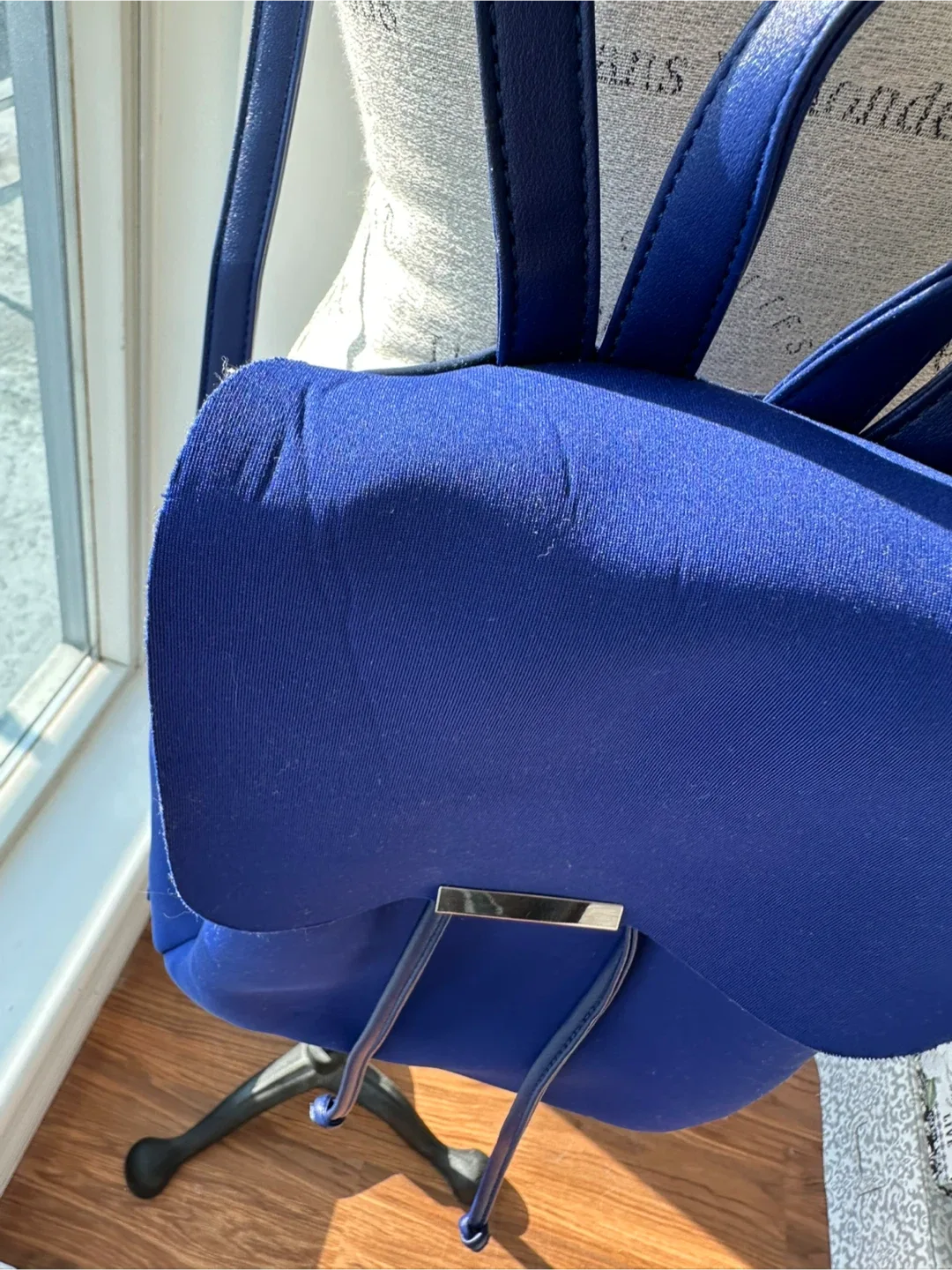 Forever 21 Royal Blue Neoprene Backpack image indicator(3)