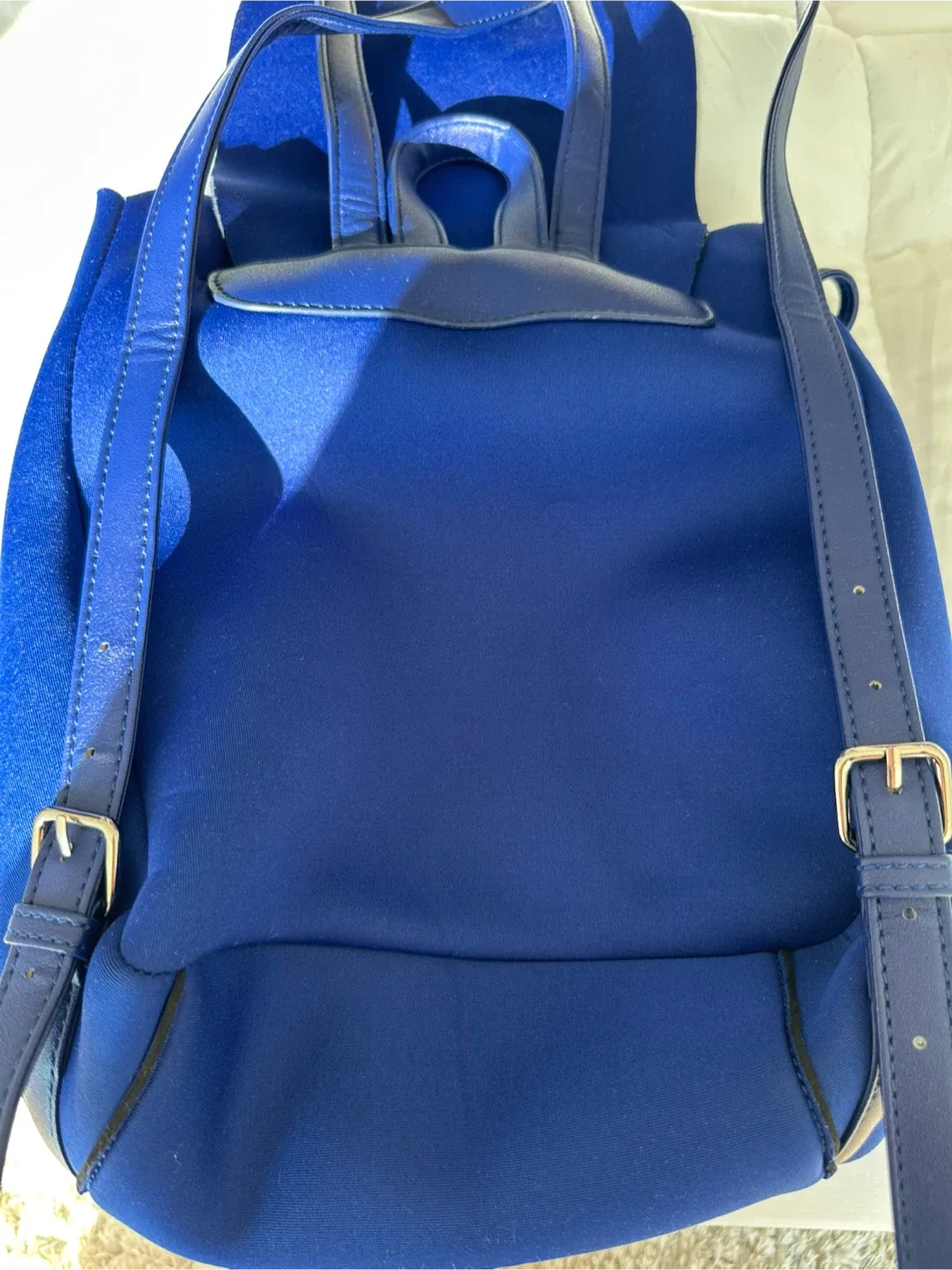 Forever 21 Royal Blue Neoprene Backpack image indicator(7)