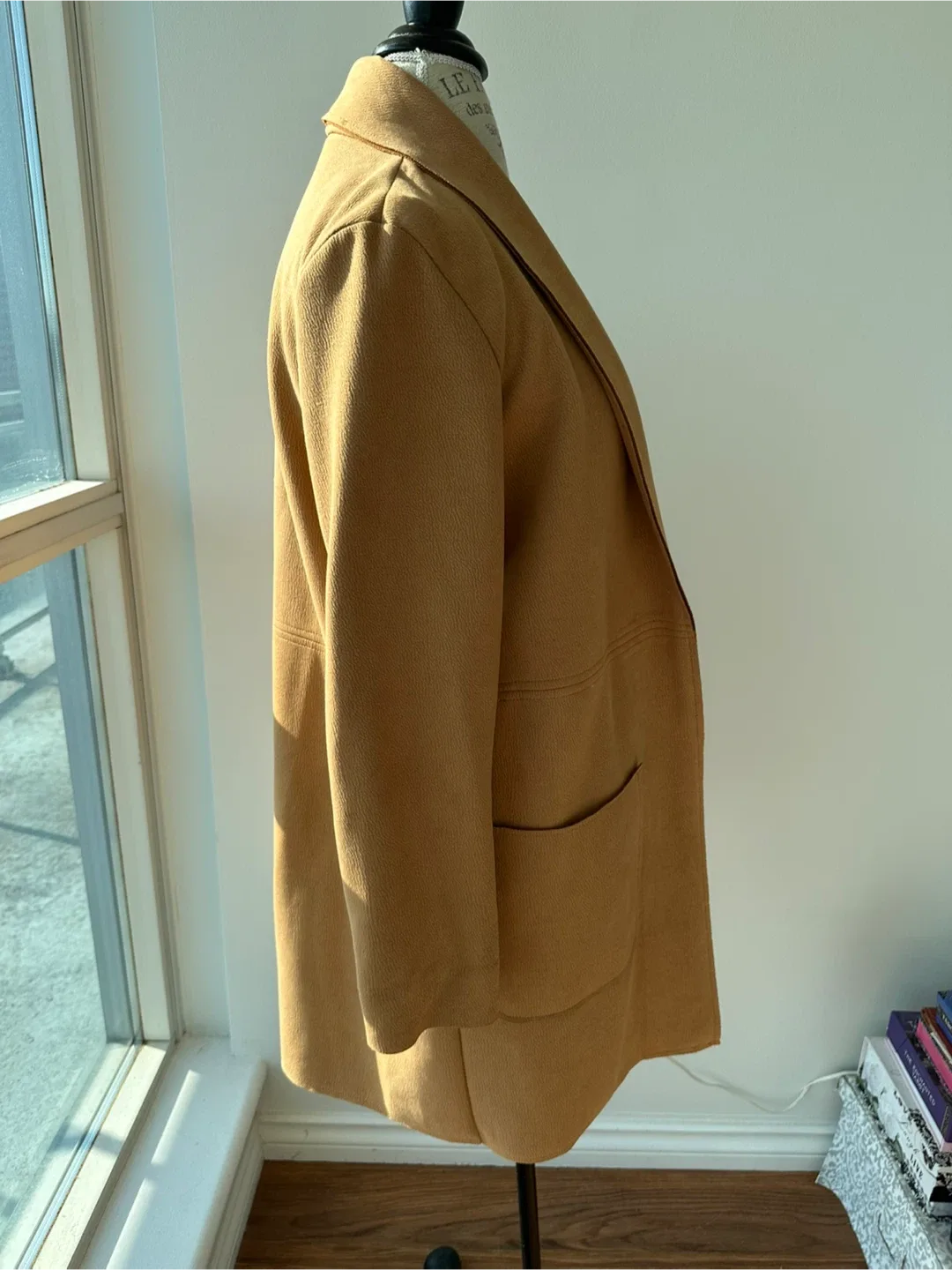 Zara Open Jacket in Tan image indicator(3)
