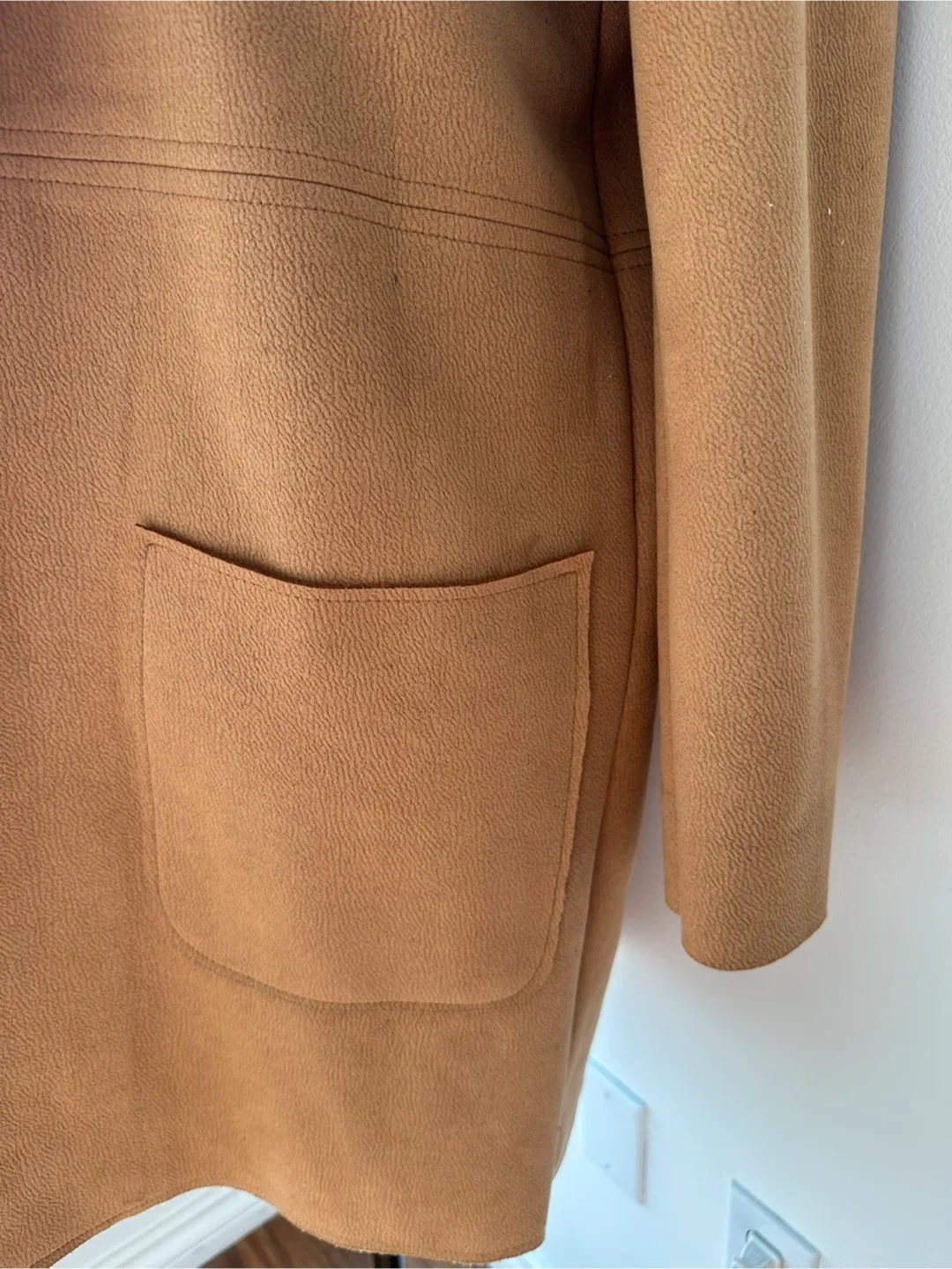 Zara Open Jacket in Tan image indicator(4)
