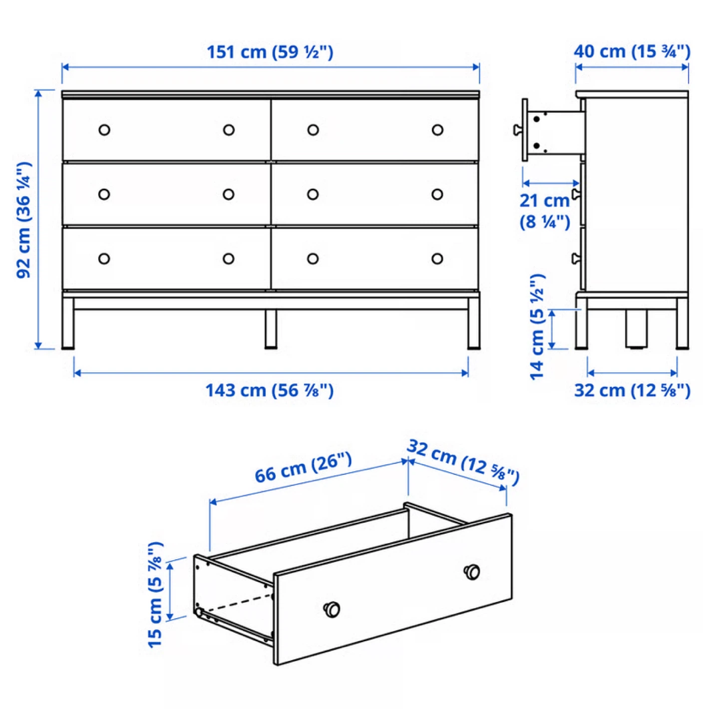 IKEA Tarva 6-Drawer Dresser - updated - photo 5