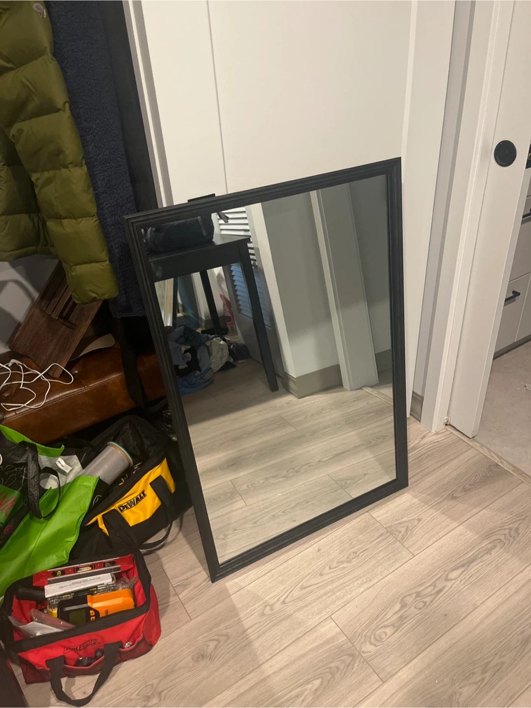 Black Framed Mirror 24x36