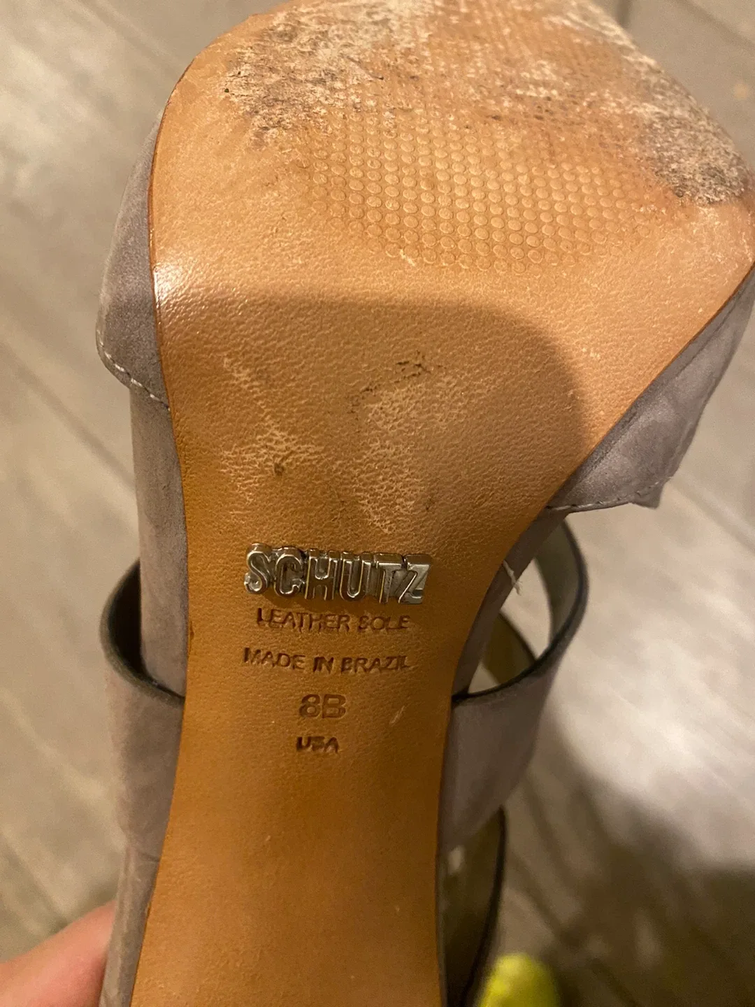 Schutz Suede Lace-Up Heels - Size 8 image indicator(3)