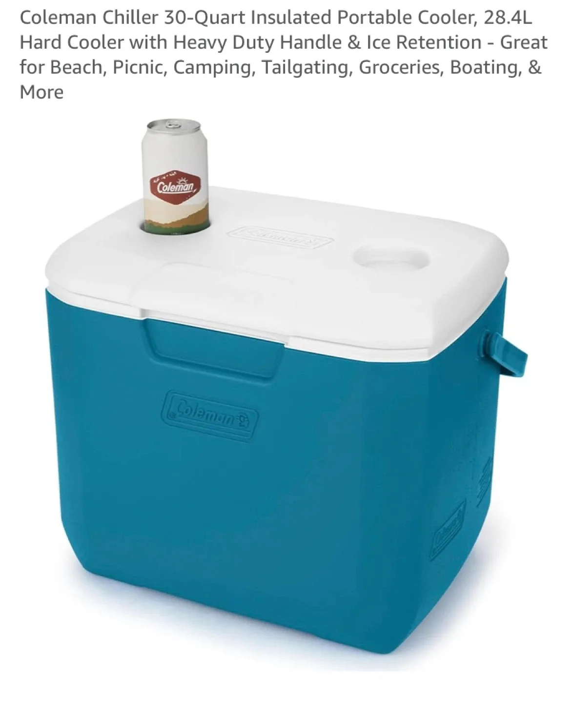Coleman Chiller 30-Quart Insulated Portable Hard Cooler thumbnail